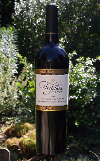 Trefethen Family Vineyards 2002 Library Selection Cabernet Sauvignon 750ml Wine Bottle