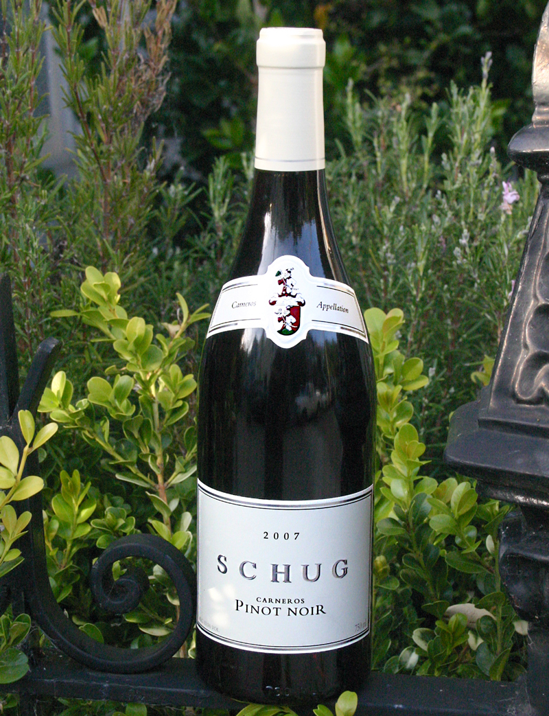 Schug Carneros Estate 2007 Carneros Pinot Noir 750ml Wine Bottle
