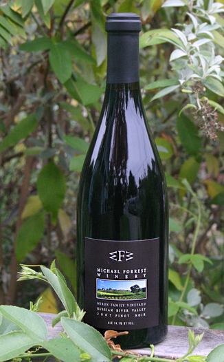 Michael Forrest Winery 2007 Russian River Valley Pinot Noir 750ml Wine Bottle