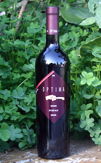 Optima Winery 2005 Dry Creek Valley Zinfandel 750ml Wine Bottle