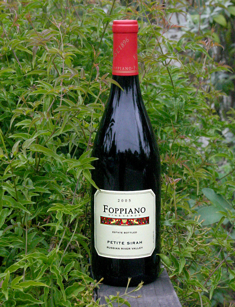 Foppiano Vineyards 2005 Estate Petite Sirah 750ml Wine Bottle
