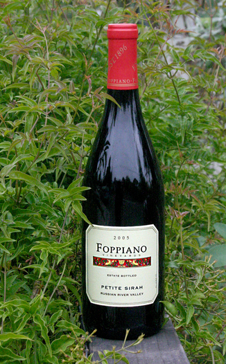 Foppiano Vineyards 2005 Estate Petite Sirah 750ml Wine Bottle