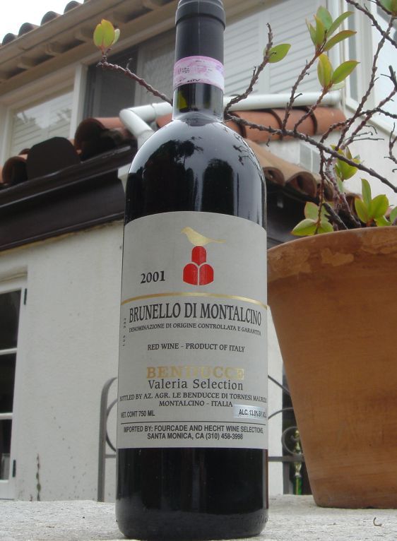 Le Benducce de Tornesi 2001 Brunello di Montalcino - Valeria Selection 750ml Wine Bottle