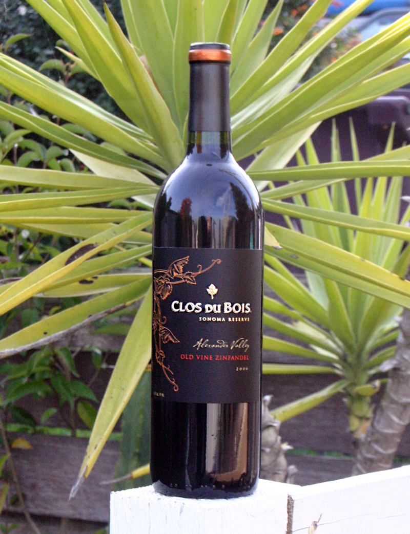 Clos du Bois 2006 Sonoma Reserve Old Vine Zinfandel 750ml Wine Bottle