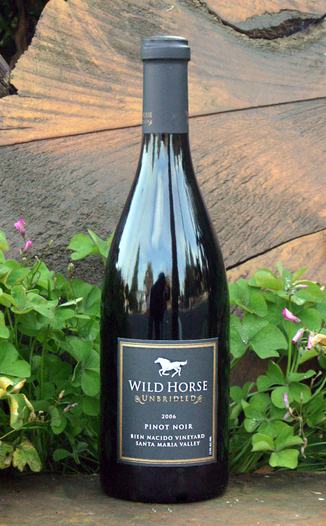 Wild Horse Winery and Vineyards 2006 Unbridled Bien Nacido Vineyard Pinot Noir 750ml Wine Bottle