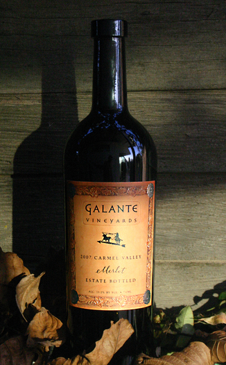 Galante Vineyards 2007 Carmel Valley Estate Merlot 750ml Wine Bottle