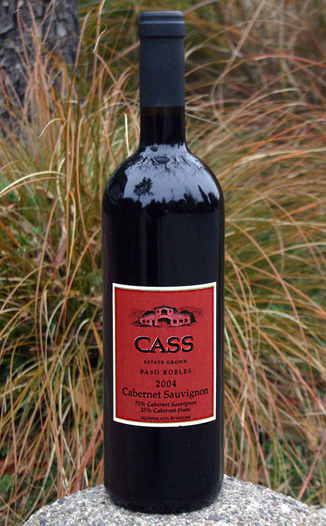 Cass Winery 2004 Estate Grown Cabernet Sauvignon 750ml Wine Bottle