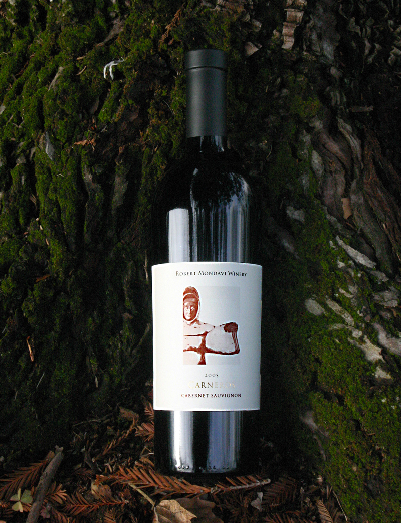 Robert Mondavi Winery 2005 Los Carneros Cabernet Sauvignon 750ml Wine Bottle