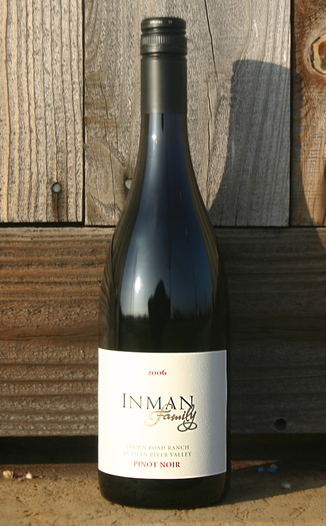 Inman Family Wines 2006 Thorn Ridge Ranch Pinot Noir 750ml Wine Bottle