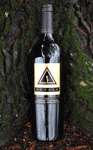 Artesa Vineyards and Winery 2005 Napa / Sonoma Cabernet Sauvignon 750ml Wine Bottle