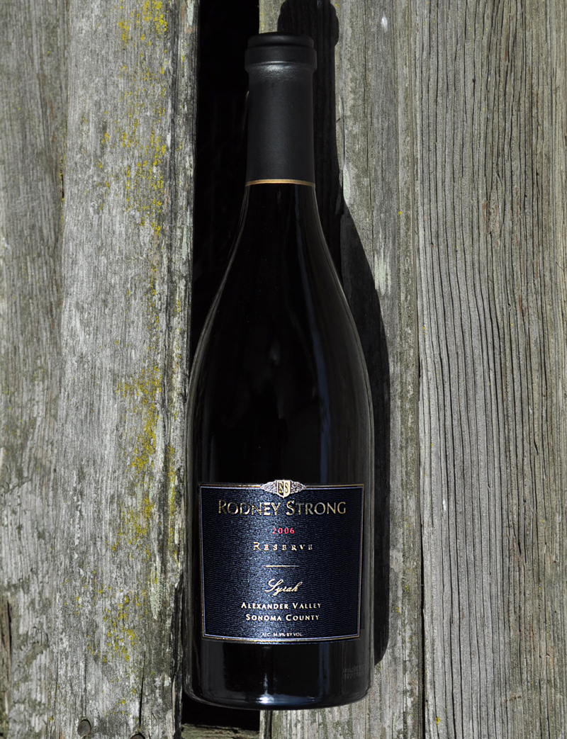 Rodney Strong Vineyards 2006 Alexander Valley Estate Reserve Syrah 750ml Wine Bottle