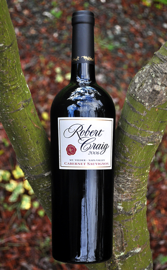 Robert Craig 2006 Mt. Veeder Napa Valley Cabernet 750ml Wine Bottle