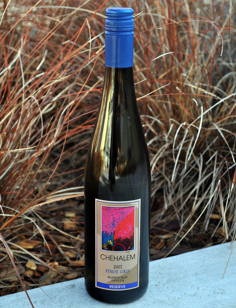 Chehalem Winery 2007 Pinot Gris Reserve 750ml Wine Bottle