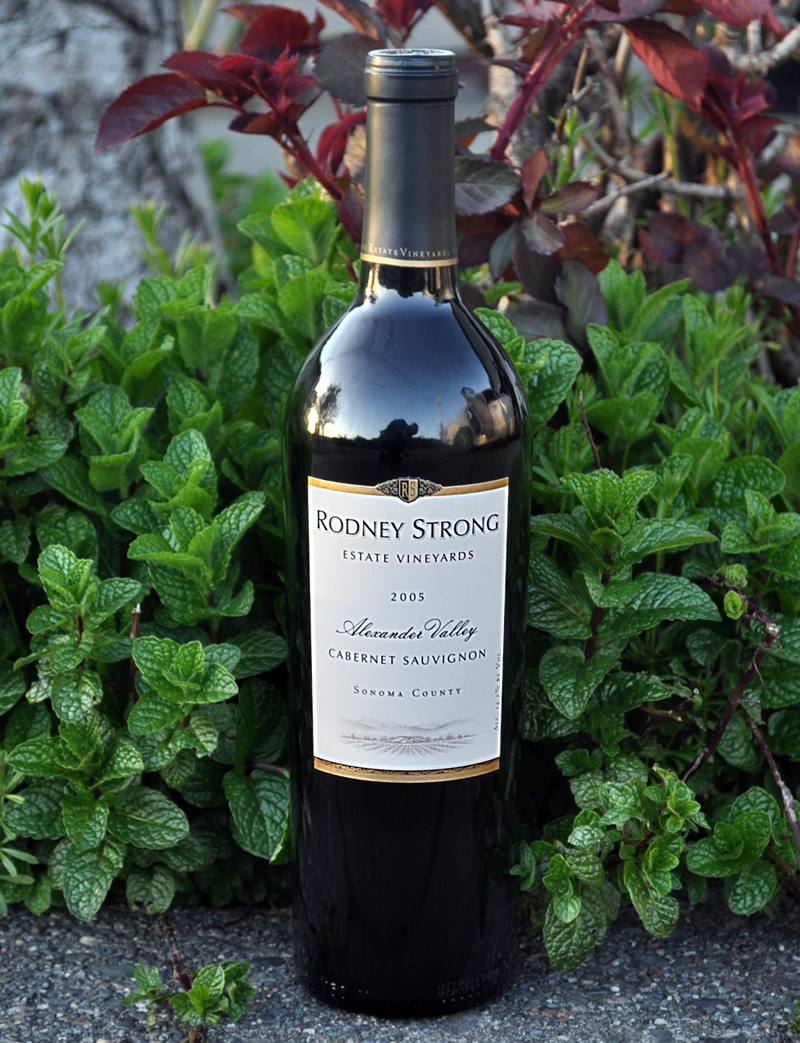 Rodney Strong Vineyards 2005 Alexander Valley Cabernet Sauvignon 750ml Wine Bottle