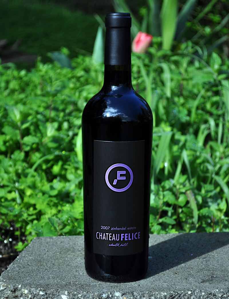 Chateau Felice 2007 Zinfandel Estate 750ml Wine Bottle