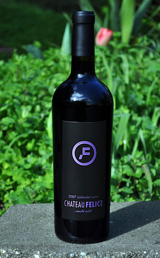 Chateau Felice 2007 Zinfandel Estate 750ml Wine Bottle