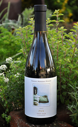 Robert Mondavi Winery 2007 PNX Pinot Noir 750ml Wine Bottle