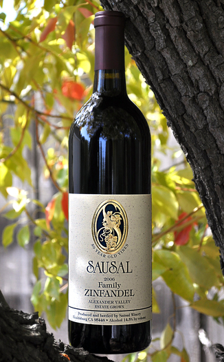Sausal Winery (closed) 2006 Family Zinfandel 750ml Wine Bottle