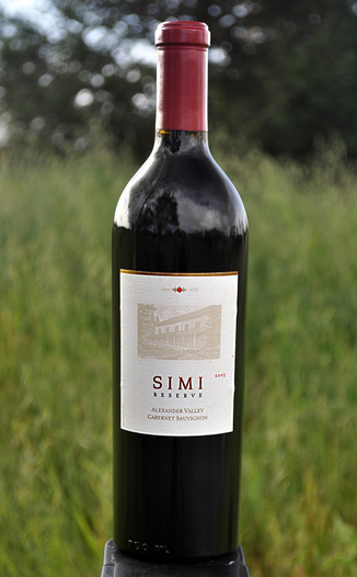 SIMI 2005 Alexander Reserve Cabernet Sauvignon 750ml Wine Bottle