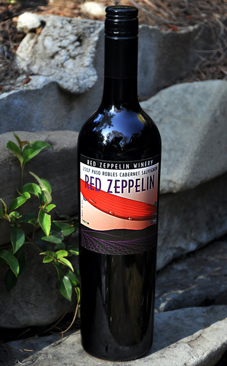 Red Zeppelin Winery 2007 Red Zeppelin Cabernet Sauvignon 750ml Wine Bottle