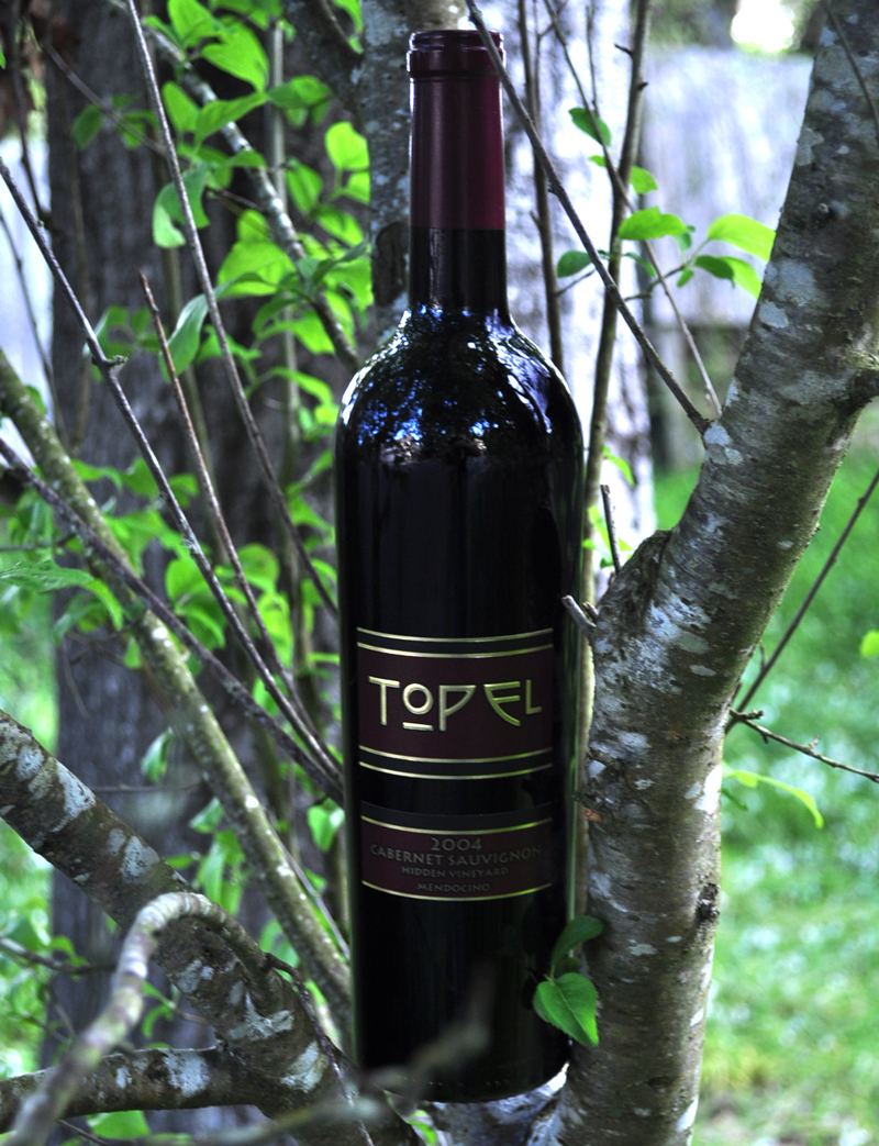 Topel Winery 2004 Hidden Vineyard Cabernet Sauvignon 750ml Wine Bottle
