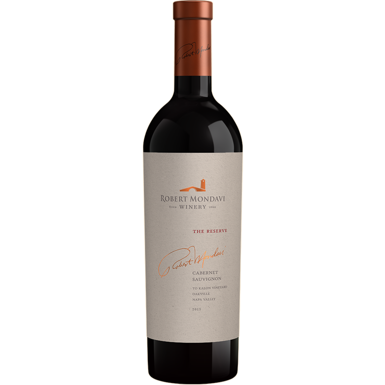 Robert Mondavi Winery 2015 To Kalon Reserve Cabernet Sauvignon 750ml Wine Bottle