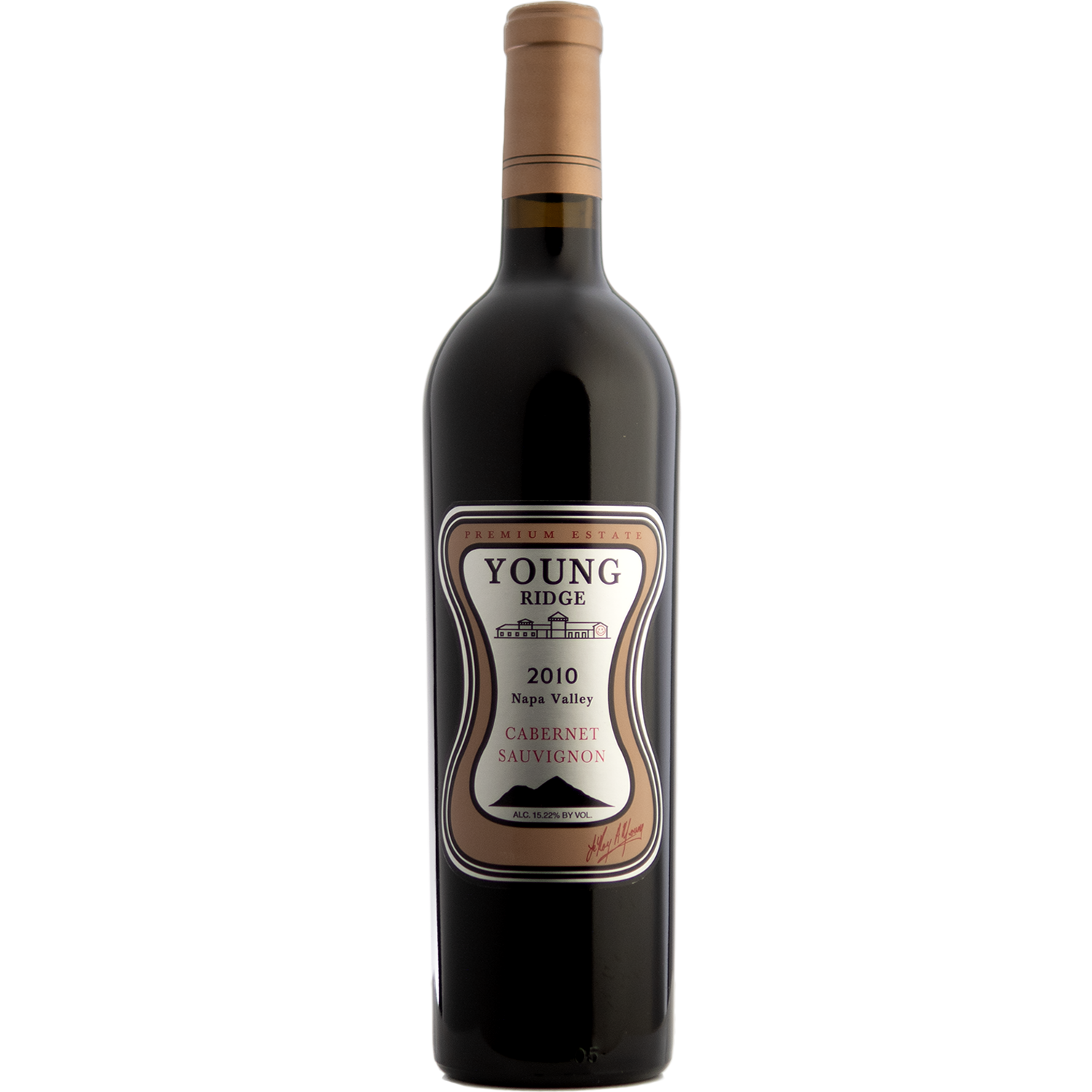 Young Ridge 2010 Napa Valley Estate Cabernet Sauvignon 750ml Wine Bottle
