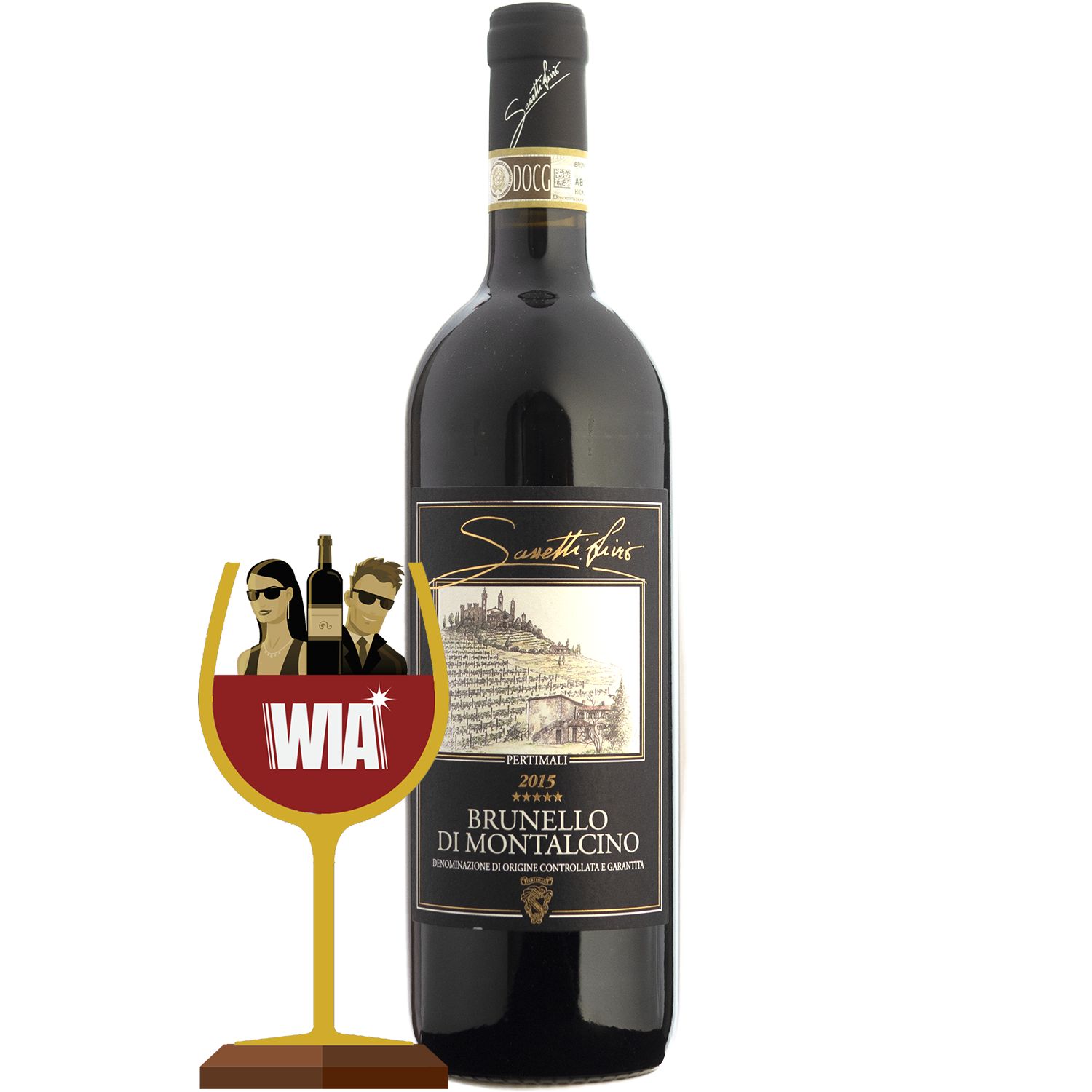 Livio Sassetti 2015 'Pertimali' Brunello di Montalcino 750ml Wine Bottle