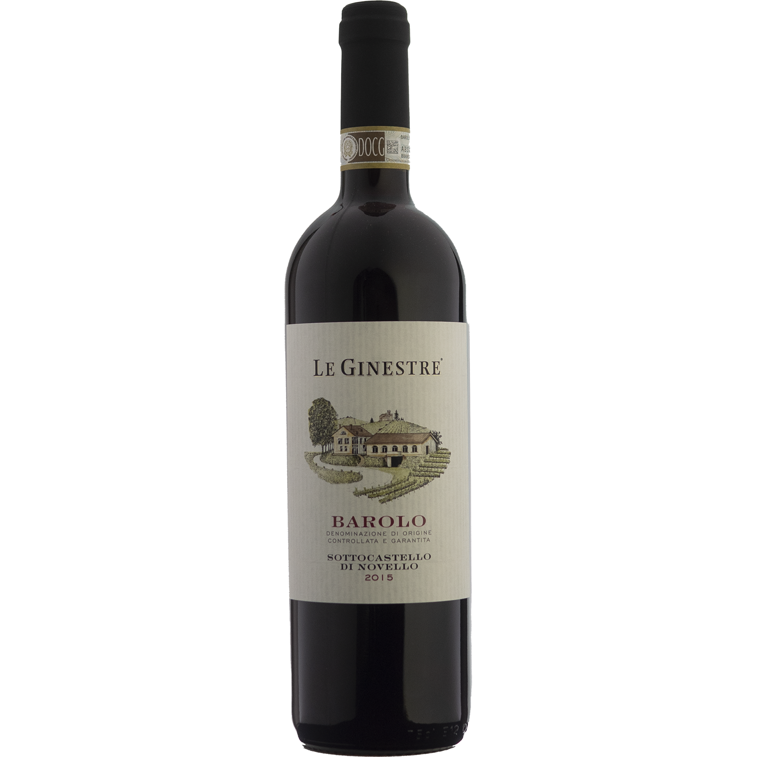 Cantina Le Ginestre 2015 Sottocastello di Novello Barolo 750ml Wine Bottle