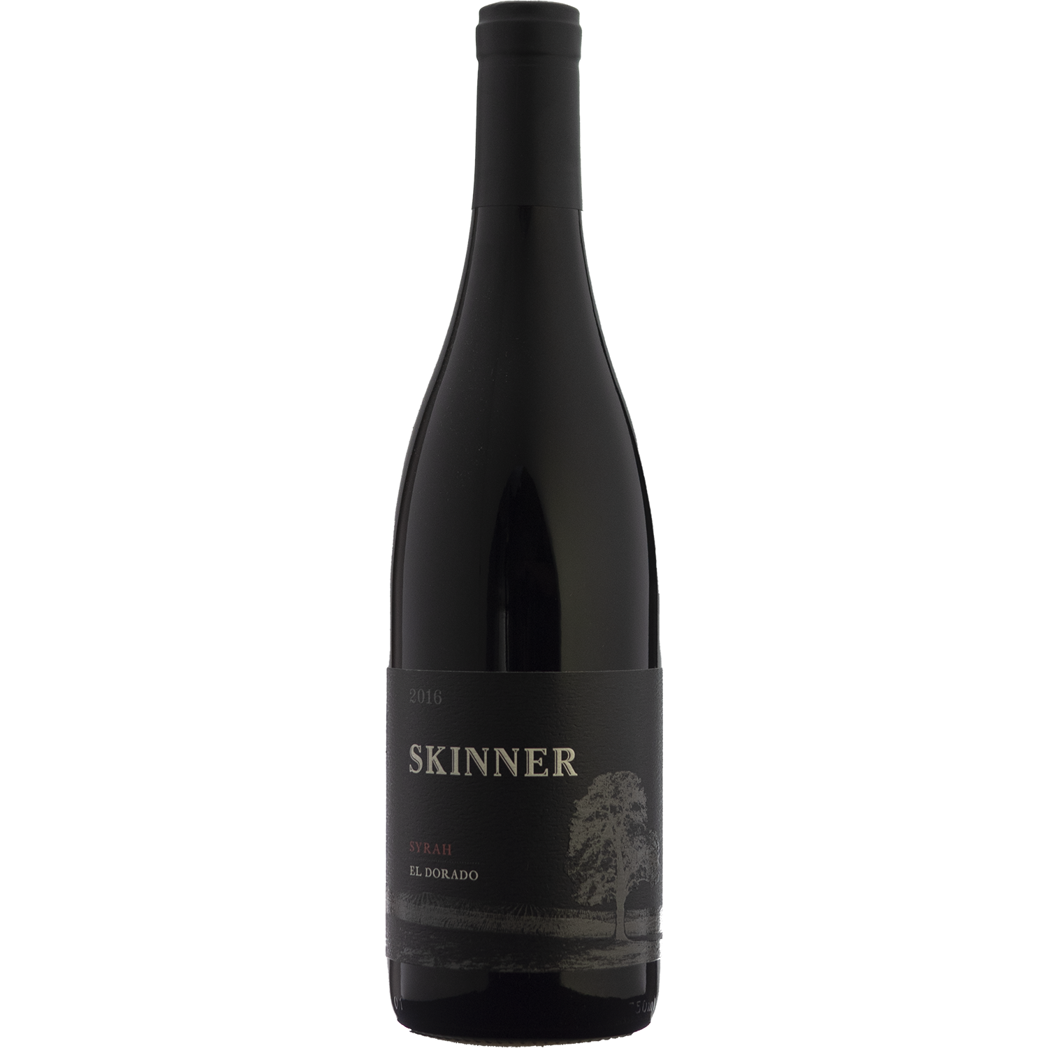 Skinner 2016 El Dorado Syrah 750ml Wine Bottle