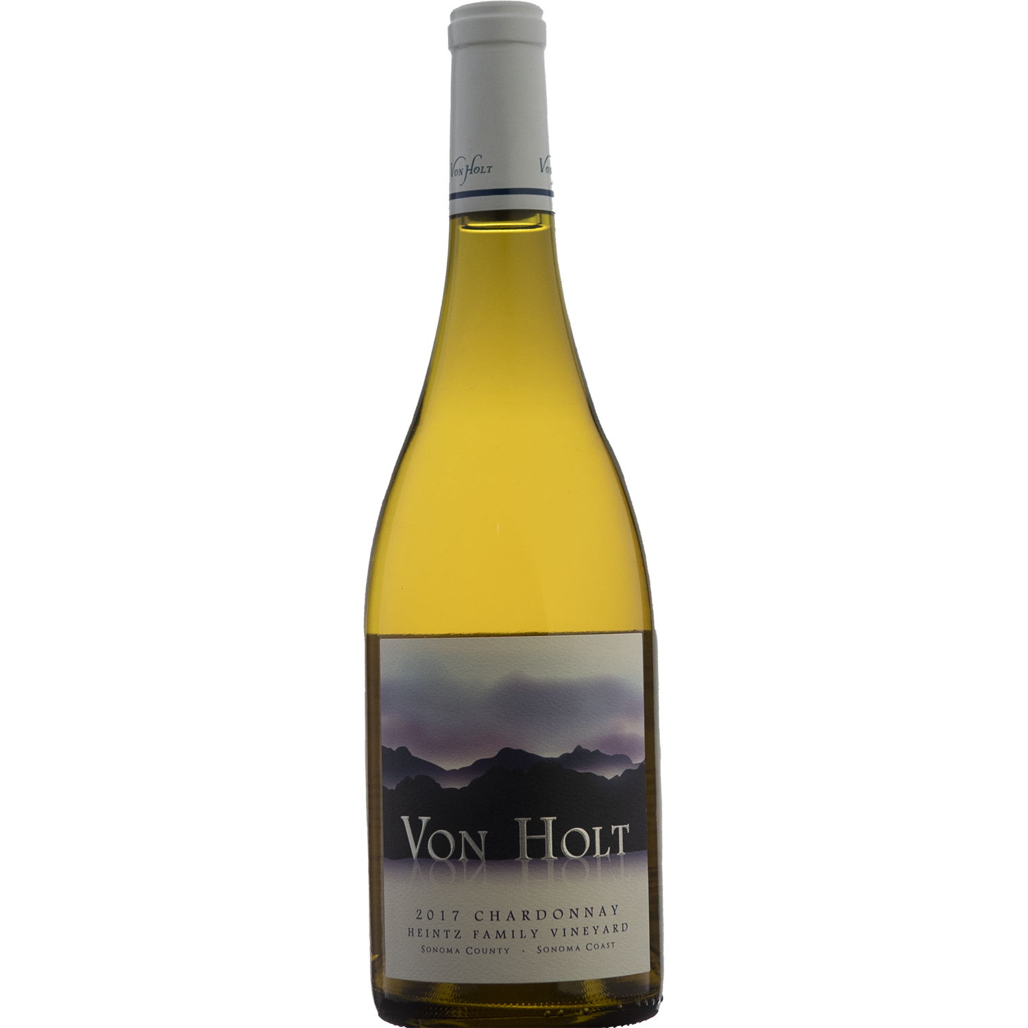 Von Holt 2017 Heintz Family Vineyard Sonoma Coast Chardonnay 750ml Wine Bottle