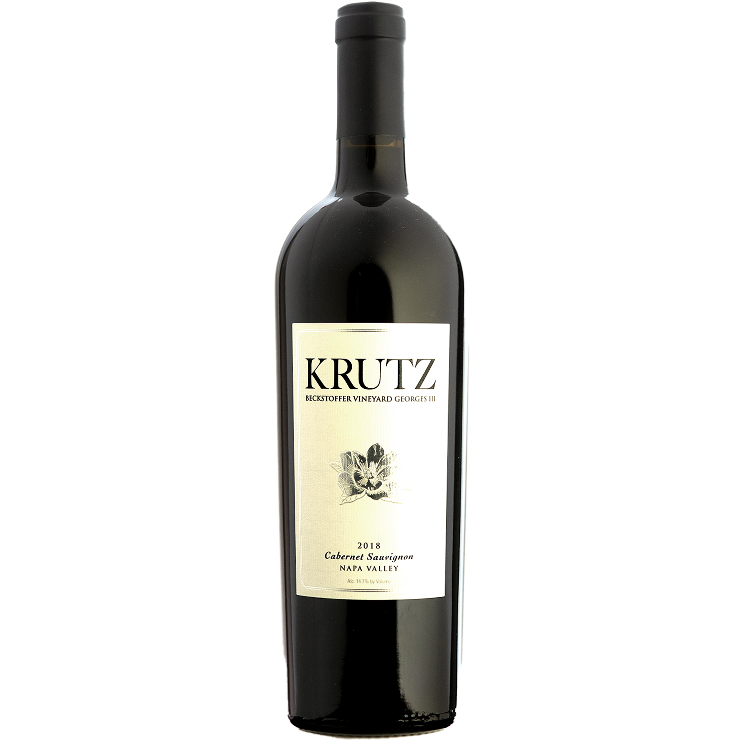Krutz Family Cellars 2018 Beckstoffer Georges III Rutherford Cabernet Sauvignon 750ml Wine Bottle