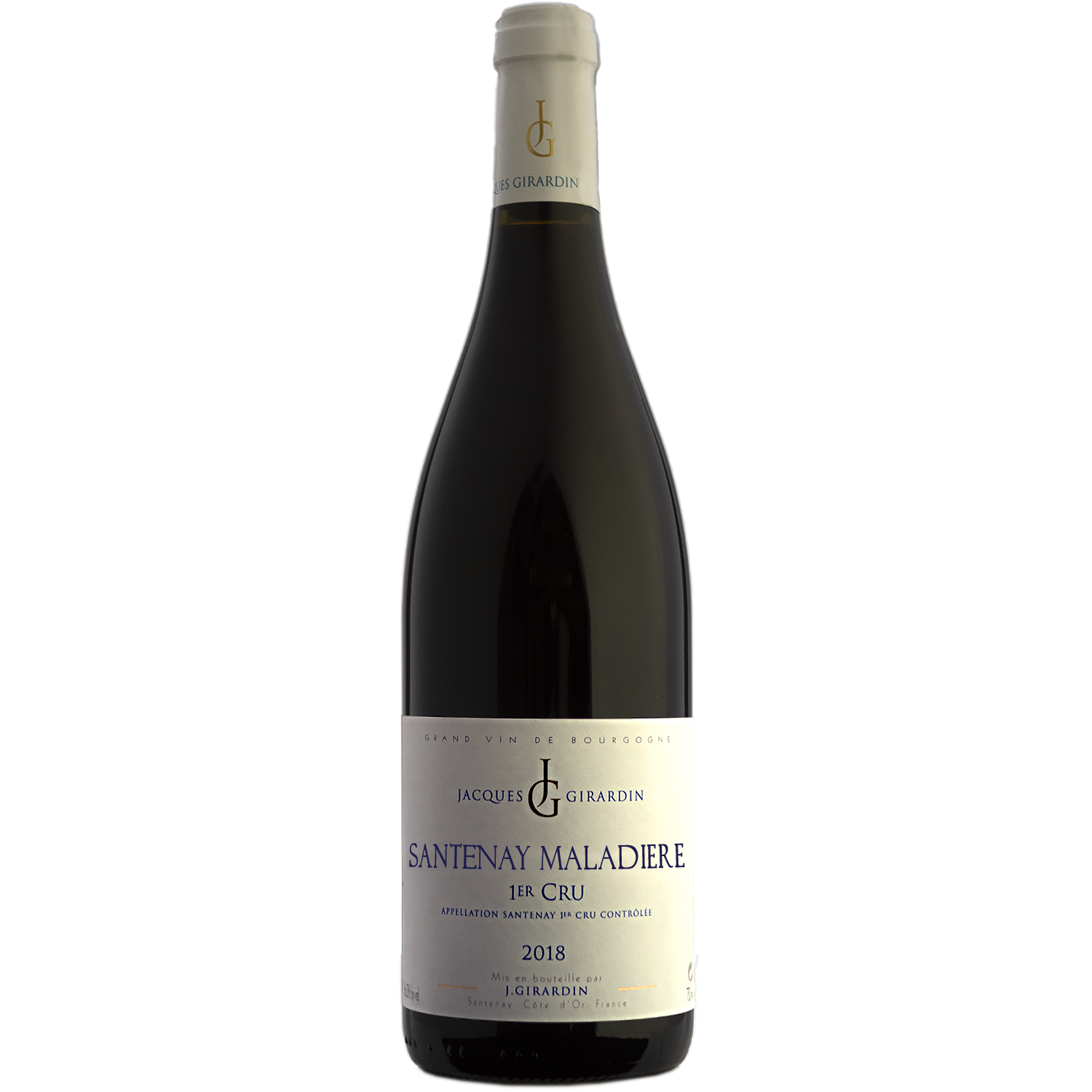 Domaine Jacques Girardin 2018 Santenay Maladiere 1er Cru 750ml Wine Bottle