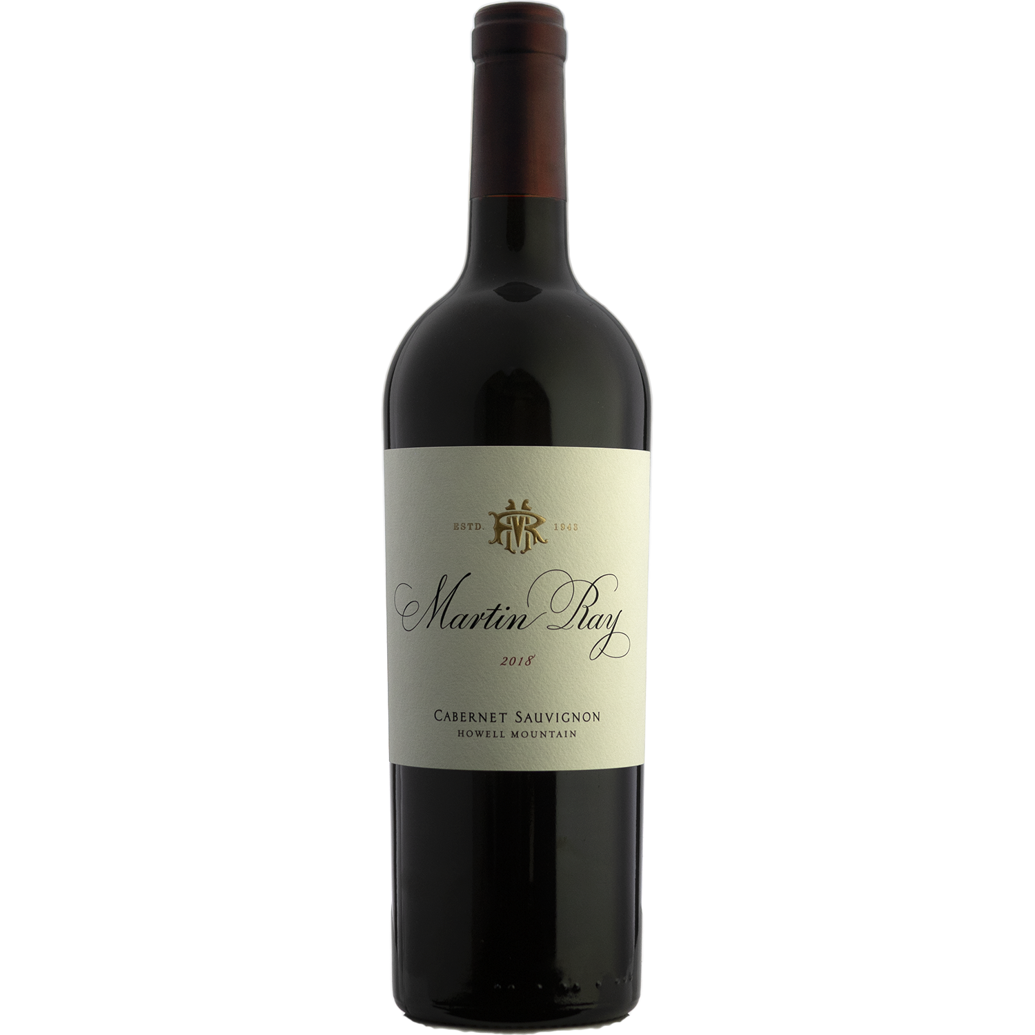 Martin Ray 2018 Howell Mountain Cabernet Sauvignon 750ml Wine Bottle