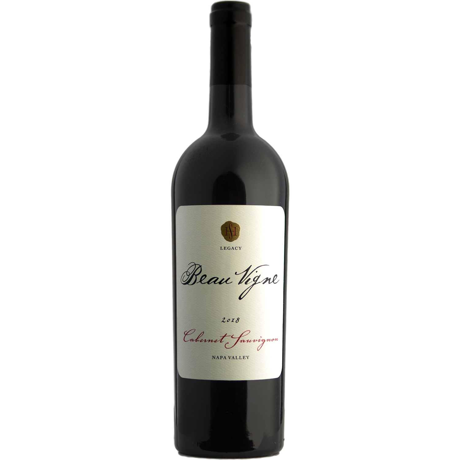 Beau Vigne 2018 'Legacy' Napa Valley Cabernet Sauvignon 750ml Wine Bottle