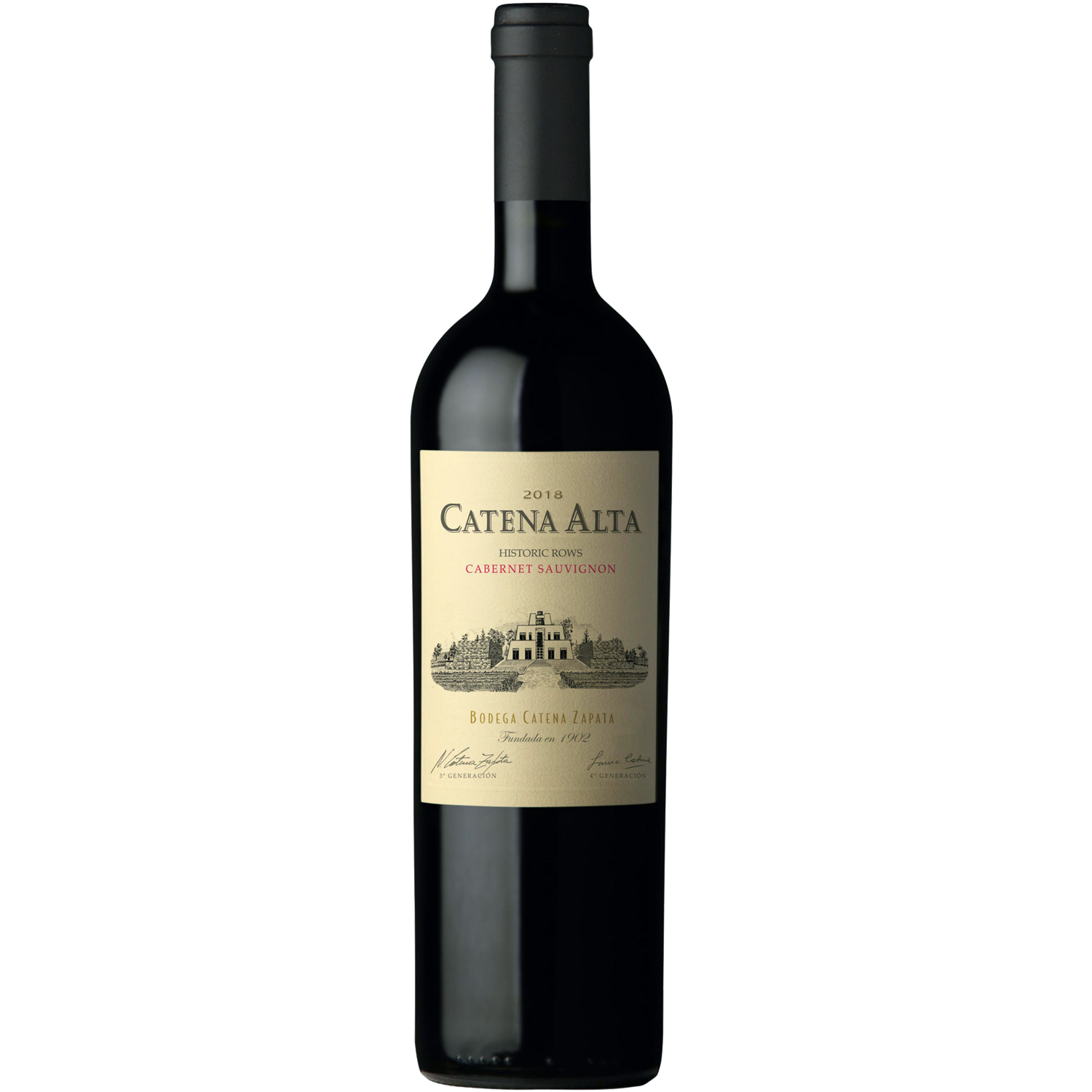 Bodega Catena Zapata 2018 'Historic Rows' Alta Mendoza Cabernet Sauvignon 750ml Wine Bottle