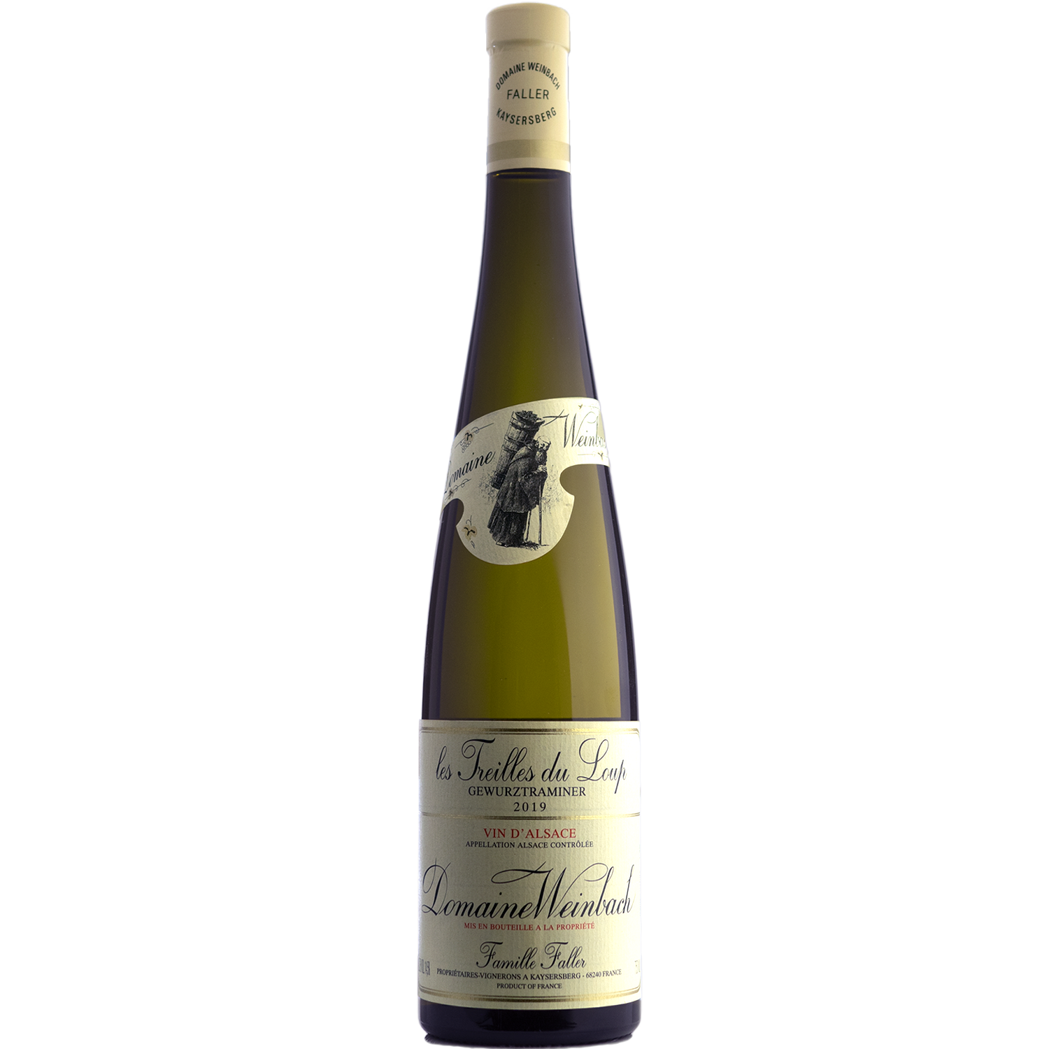 Domaine Weinbach 2019 'les Treilles du Loup' Gewürztraminer 750ml Wine Bottle