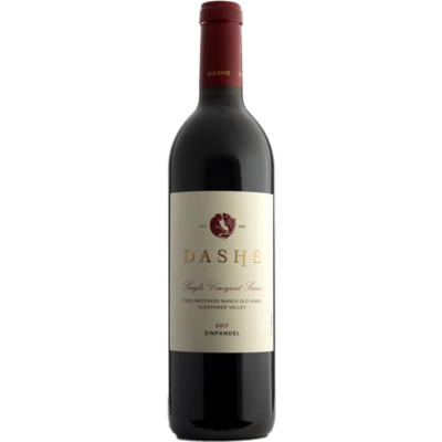 Dashe Cellars 2017 Todd Brothers Ranch Alexander Valley Old Vine Zinfandel 750ml Wine Bottle