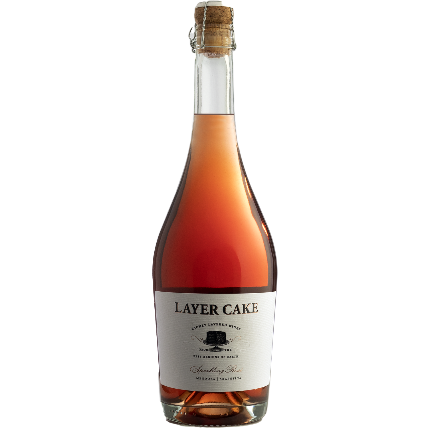 Layer Cake NV Sparkling Rosé of Malbec 750ml Wine Bottle