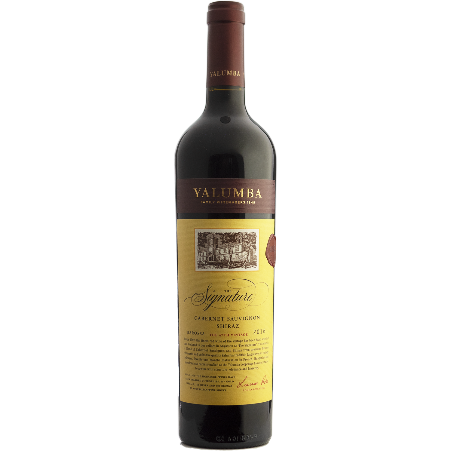 Yalumba 2016 'The Signature' Barossa Valley Cabernet Blend 750ml Wine Bottle