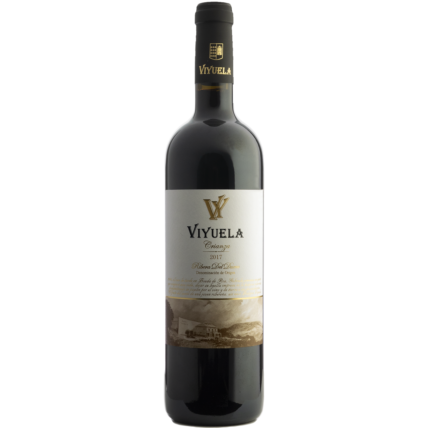 Bodegas Viyuela 2017 White Label Crianza Ribera del Duero 750ml Wine Bottle