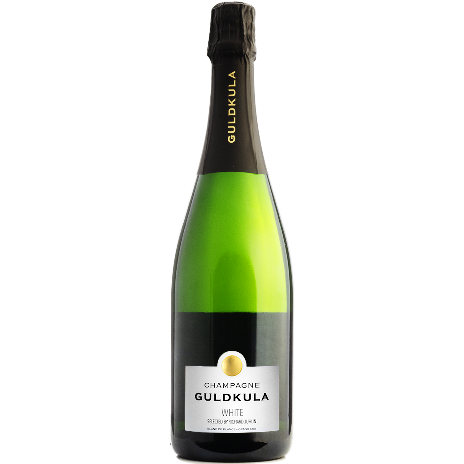Champagne Guldkula NV 'White Label' Grand Cru Brut Blanc de Blancs 750ml Wine Bottle