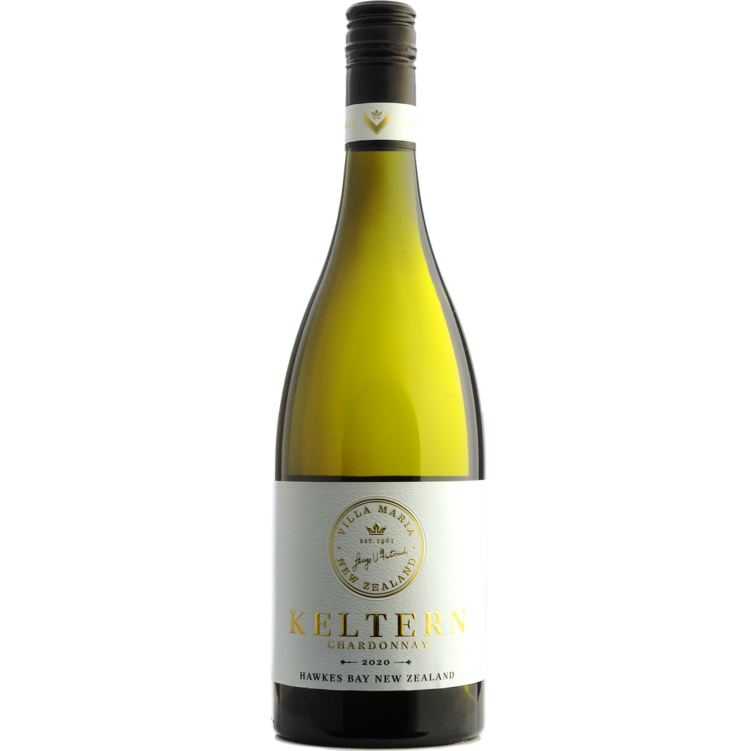 Villa Maria 2020 Keltern Vineyard Hawke's Bay Chardonnay 750ml Wine Bottle