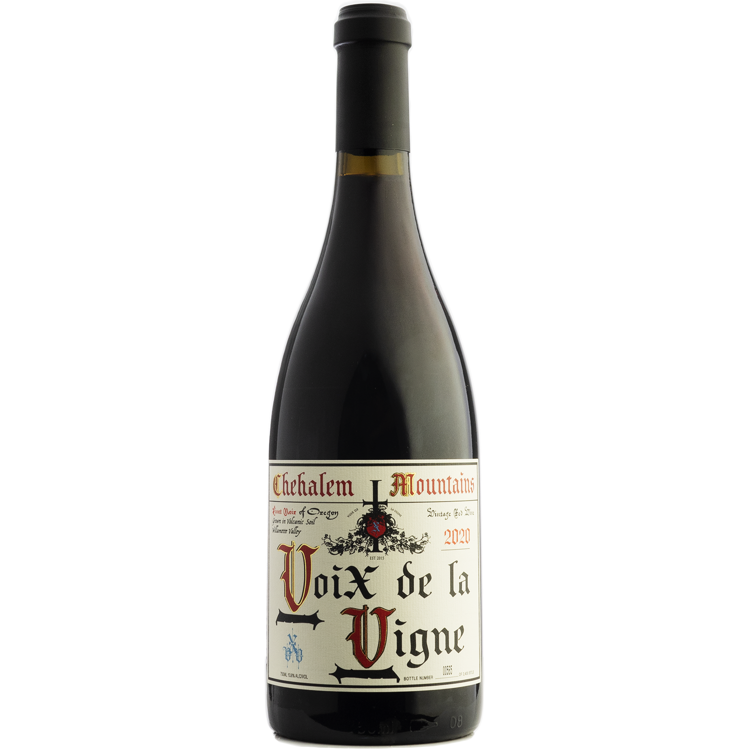 Voix de la Vigne 2020 Chehalem Mountains Pinot Noir 750ml Wine Bottle