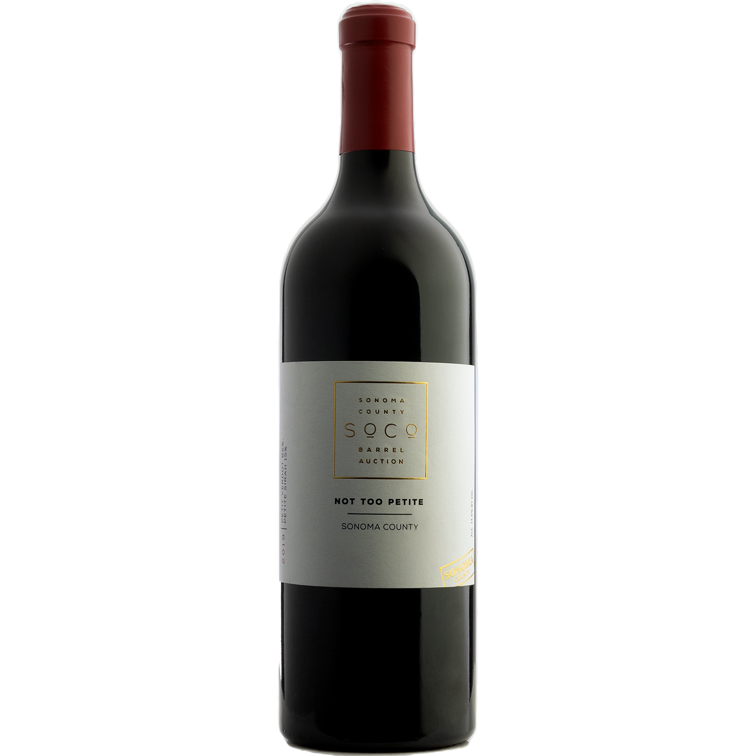 SoCoBA 2019 Lot #33 'Not Too Petite' Carol Shelton & H•L•R Cellars 750ml Wine Bottle