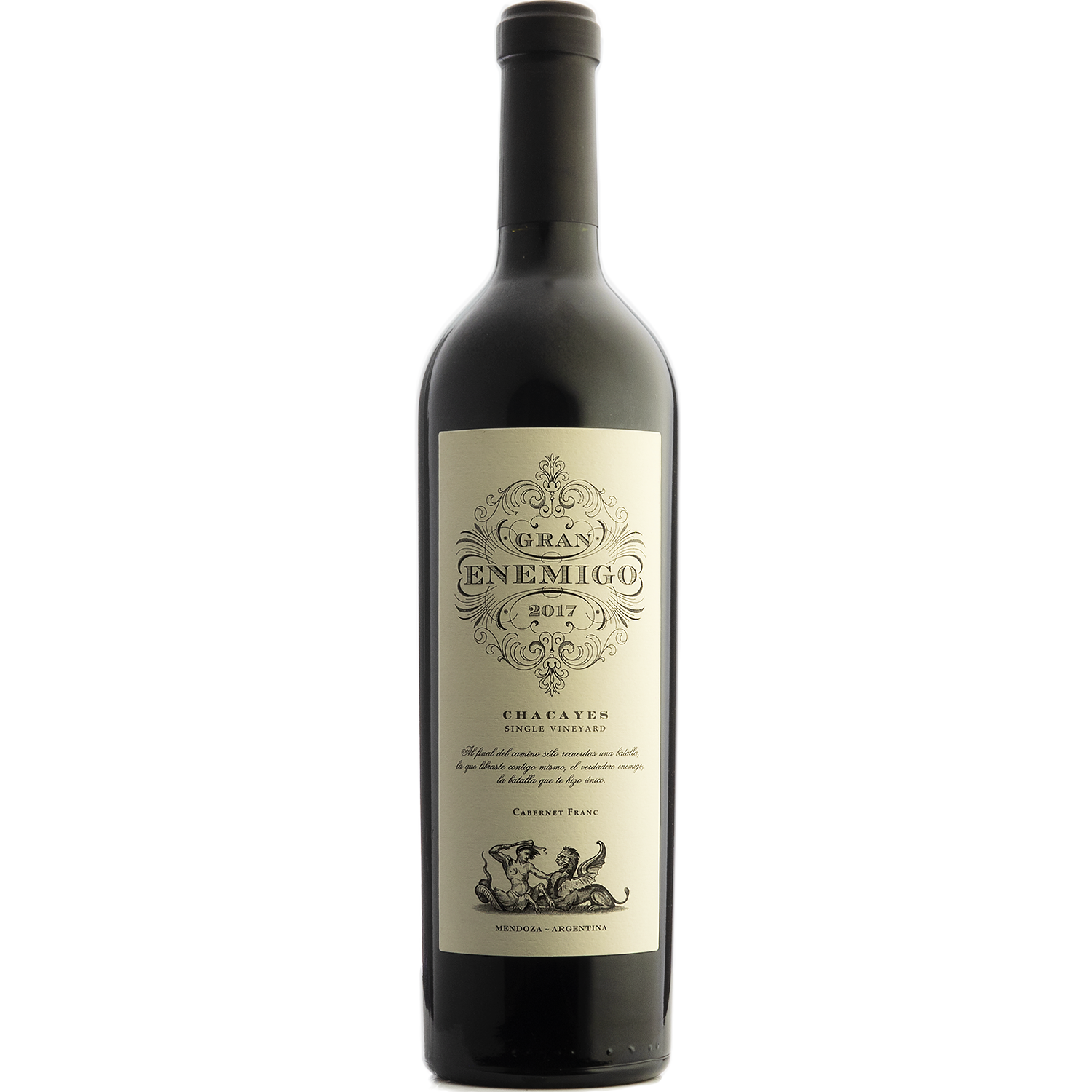 El Enemigo 2017 'Gran Enemigo' SV Los Chacayes Cabernet Franc 750ml Wine Bottle