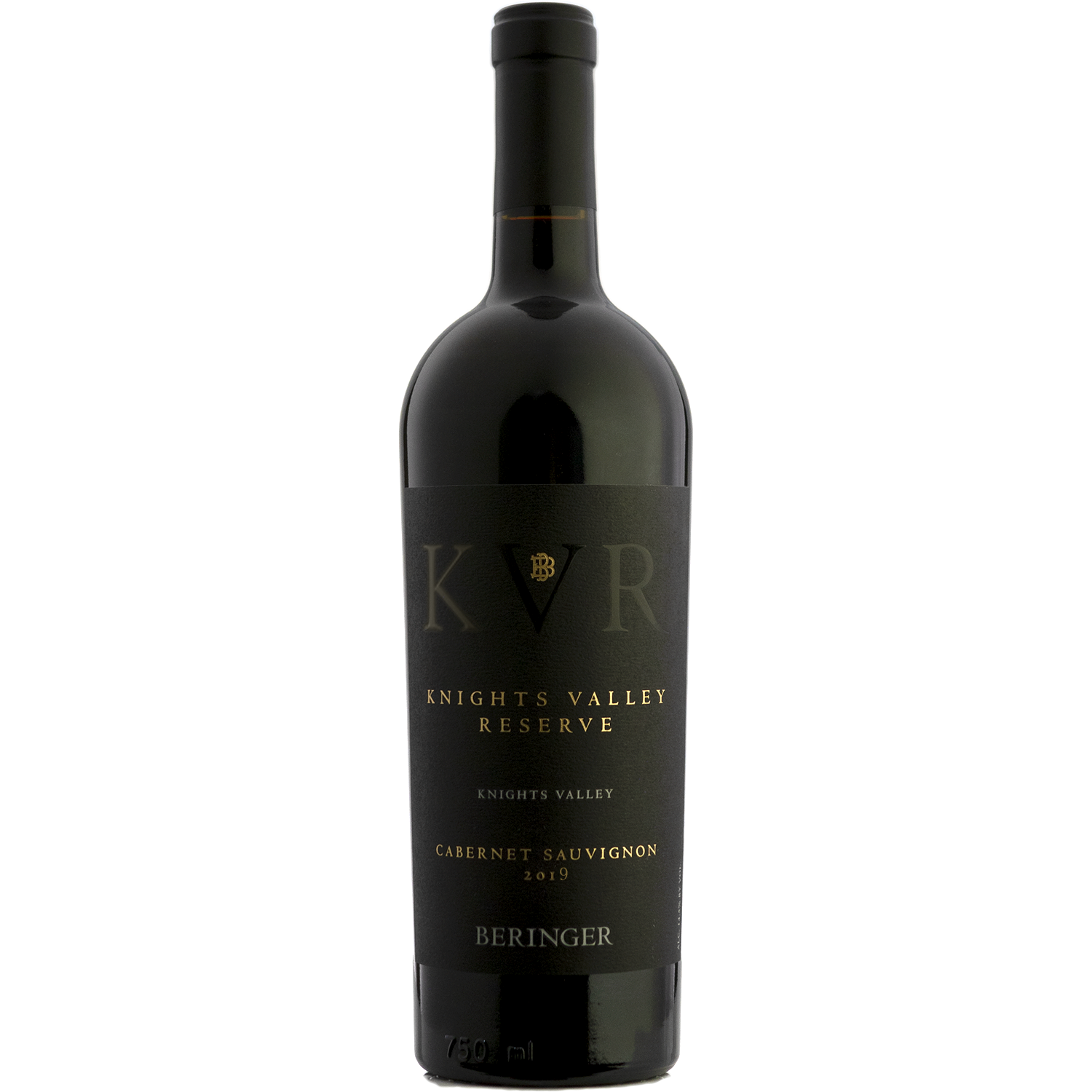 Beringer 2019 'KVR' Knights Valley Reserve Cabernet Sauvignon 750ml Wine Bottle
