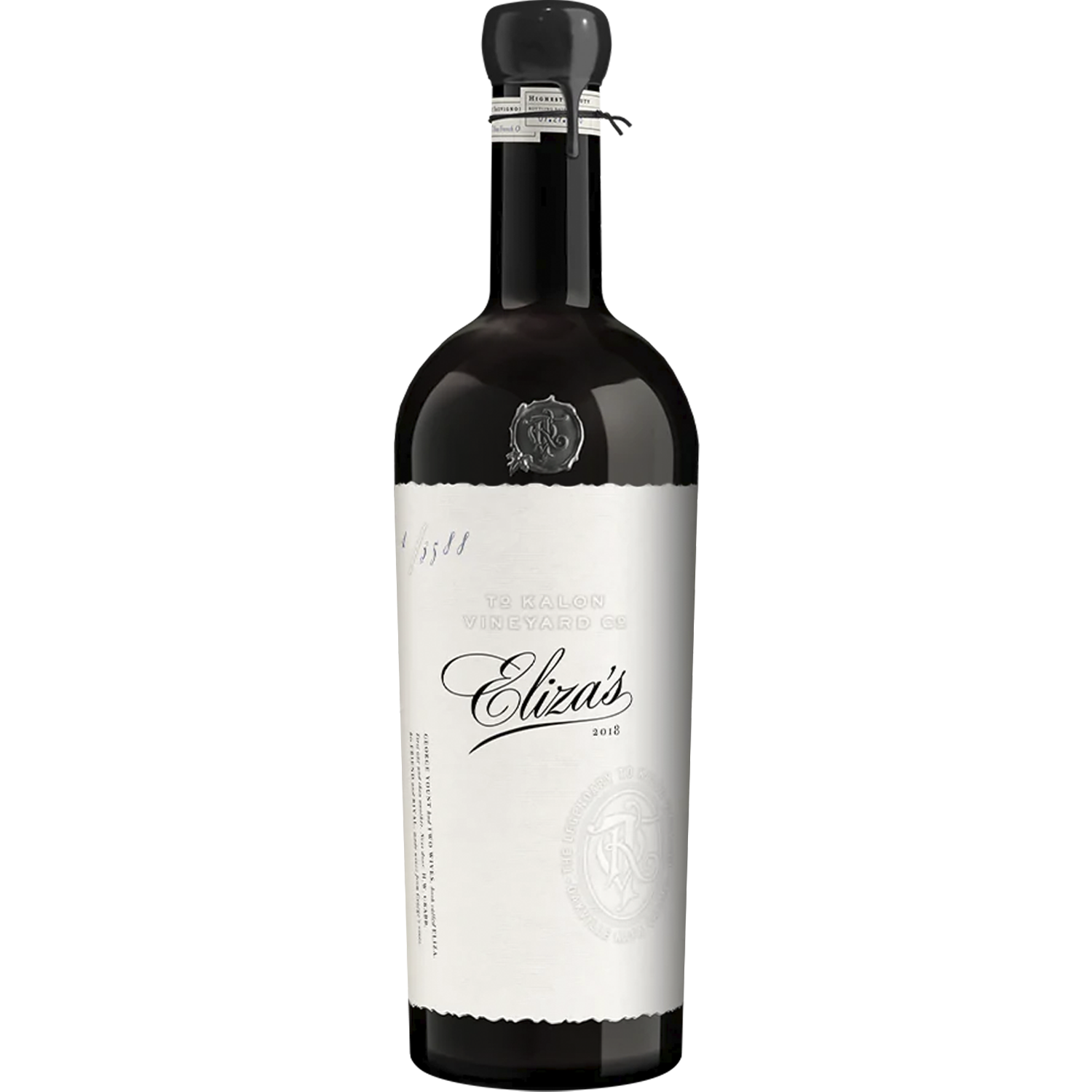 To Kalon Vineyard Co. 2018 'Eliza's' To Kalon Vineyard Cabernet Blend 750ml Wine Bottle