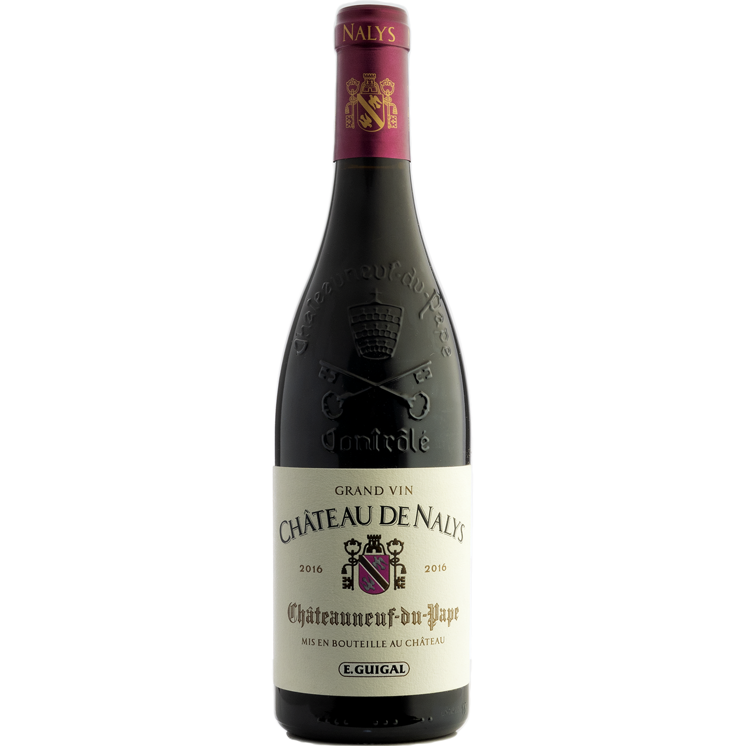E. Guigal 2016 'Château de Nalys' Grand Vin Châteauneuf-du-Pape 750ml Wine Bottle