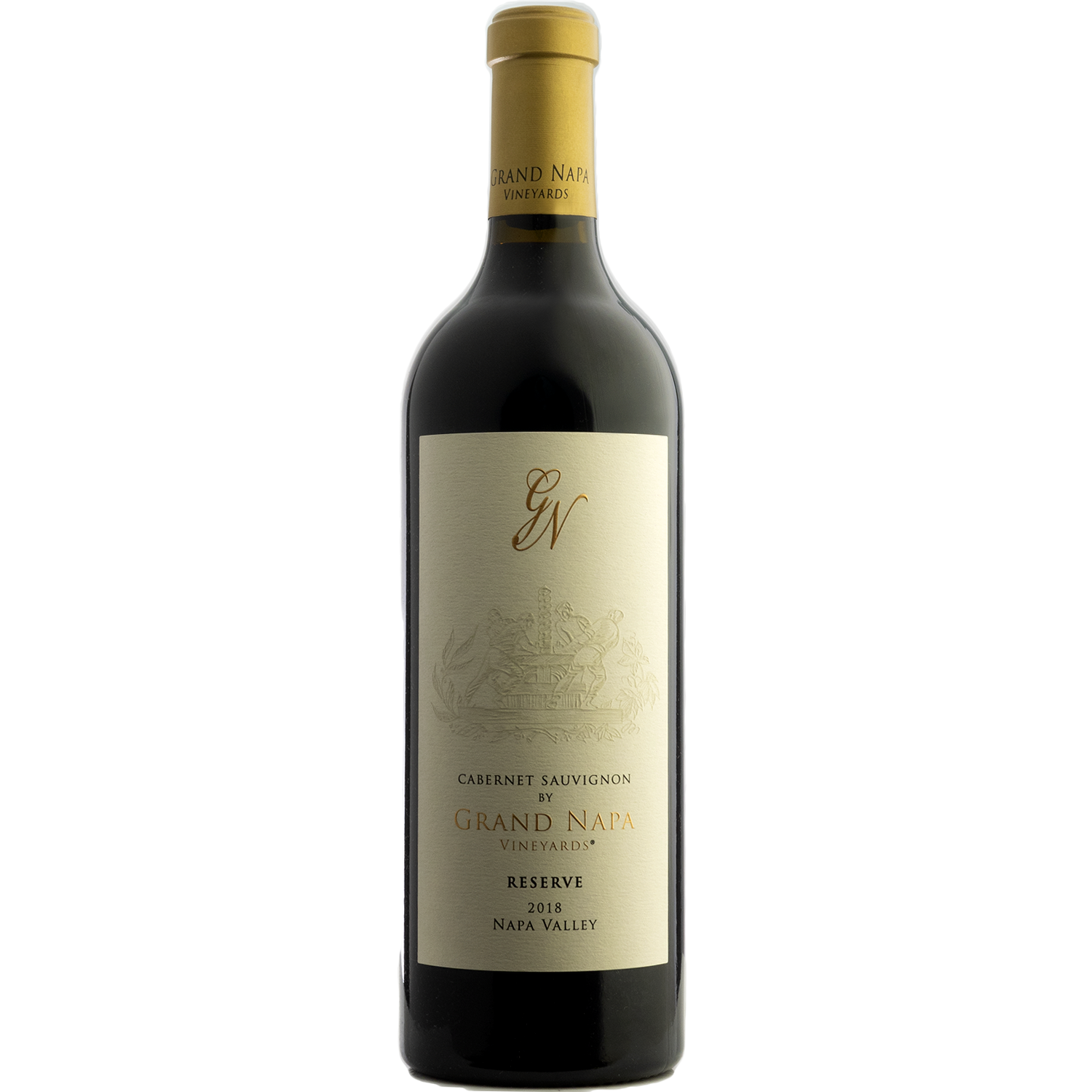 Grand Napa 2018 Napa Valley Reserve Cabernet Sauvignon 750ml Wine Bottle